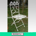 Bull Cheap Patio Chair White Wrought Iron Chair for Garden Decoration